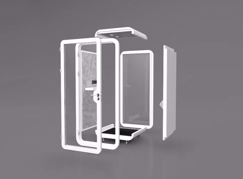 eBooth solo office booth